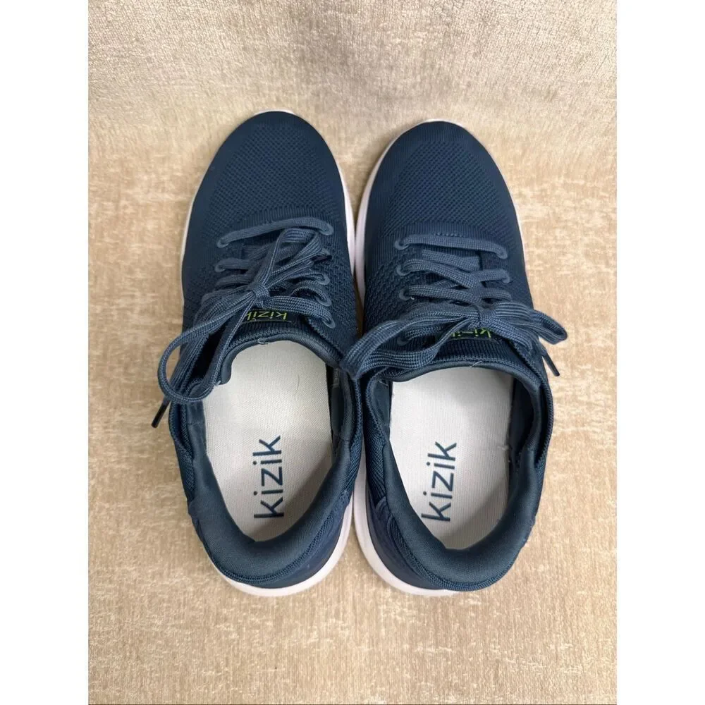 Kizik Lima Men's Hands Free Slip On Athletic Sneakers Shoes Tidepool Blue Size 9